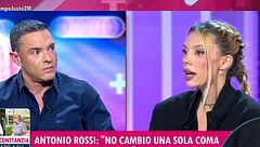 Cara a cara entre Alejandra Rubio y Antonio Rossi por una conversación sobre la polémica con Laura Matamoros: "No hace falta que te pongas chulo"
