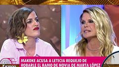 Makoke carga contra Leticia Requejo por algo que hizo en la boda de Marta López y la colaboradora se defiende: "Aprende y sé buena amiga como yo"