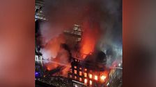 Calcinada la cúpula de un edificio histórico tras el incendio de una tienda de vapeadores en Glasgow, Escocia