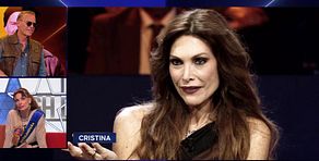 Carlos Lozano reacciona a las imágenes de Cristina Piaget hablando sobre una posible relación con él