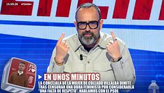 Risto Mejide se pronuncia sobre la concejala de Collado Villalba que interrumpió una obra feminista: "Menudo país se nos está quedando"