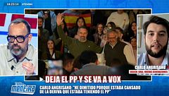 Risto, contundente con Carlo Angrisano tras hablar del rechazo que sufrió por parte del PP como eurodiputado: "Deja dudas sobre tu dimisión"