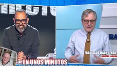 El momentazo de Risto Mejide con Francisco Marhuenda en el plató de 'Todo es mentira': "¡Me has querido pillar!"