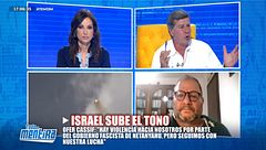 Cayetano Martínez de Irujo, al escuchar el discurso del diputado comunista israelí Ofer Cassif: "Es algo surrealista"
