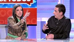 Sarah Santaolalla abandona llorando el plató de ‘En boca de todos’ tras las acusaciones de Antonio Naranjo: “No seas sucio”