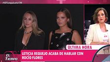 Leticia Requejo revela, tras hablar con Rocío Flores, el motivo de su distanciamiento con Gloria Camila: “Está disgustada, triste y al borde de las lágrimas”
