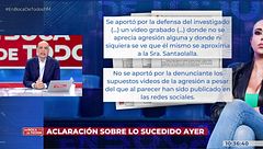 El auto judicial no estable "agresión alguna" a Sarah Santaolalla