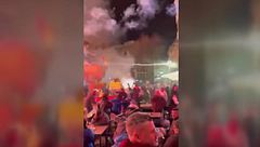 Varios niños heridos en la ‘cremà’ de una falla infantil en Alberic: fuegos artificiales salieron disparados contra el público