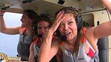 Ivonne Reyes no puede esconder sus nervios instantes antes de saltar del helicóptero en 'Supervivientes 2026': "¡Estoy cagada!"