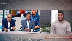 El boxeador hispano-cubano Enmanuel Reyes Pla, contra Pablo Iglesias en 'Código 10': "Ninguna persona que vive allí puede hacer lo que hace él"