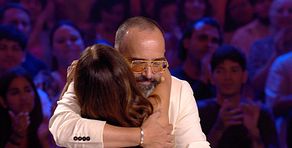 El emotivo abrazo de Paula Echevarría a Risto Mejide tras su última valoración con votación como jurado de 'Got Talent'