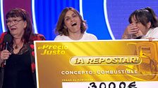 ¡Increíble! Rocío consigue 'El escaparate final' y se hace con el cheque de 3.000 euros de carburante: ''¡Me va a dar algo!''
