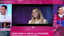 Los colaboradores de 'El tiempo justo' reaccionan a la reaparición televisiva de Ylenia Padilla: "Espero que pida perdón"