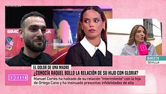 Raquel Bollo saca la cara por su hijo Manuel Cortés tras sus declaraciones sobre Gloria Camila: "Me duele cuando lo critican injustamente"