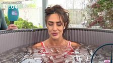 Gemma Camacho se arriesga y se enfrenta al reto viral del baño de hielo durante dos minutos: "Al principio tenía miedo"