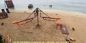 Así se construyó el 'Cerbero', el colosal juego de localización al que se enfrentaron los supervivientes en la tercera gala