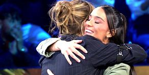 Claudia habla en plató tras anunciar que está embarazada y Sandra Barneda reacciona: "Déjame que te dé un abrazo"