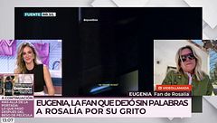 Eugenia, la fan que conquistó a Rosalía al grito "el vicio eres tú": "Sentía que le estaba hablando a ella”