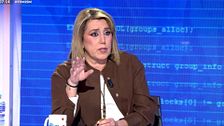 Susana Díaz, indignada ante las disculpas de Jorge Azcón sobre el comentario del físico de Alegría y Montero: "Estamos cansadas de los machirulos"