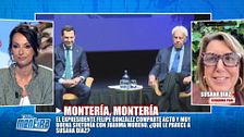 Susana Díaz se moja y confiesa si hubiese ido al acto con Juanma Moreno si le hubiese invitado Cayetana: "Si te digo otra cosa, te miento"