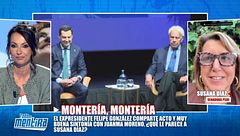 Susana Díaz se moja y confiesa si hubiese ido al acto con Juanma Moreno si le hubiese invitado Cayetana: "Si te digo otra cosa, te miento"