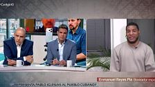 El boxeador hispano-cubano Enmanuel Reyes Pla, contra Pablo Iglesias en 'Código 10': "Ninguna persona que vive allí puede hacer lo que hace él"