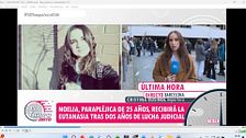 Los padres de Noelia Castillo, su abuela y el resto de familia estuvieron junto a la joven hasta media hora antes de la eutanasia