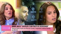 Raquel Bollo estalla contra Gloria Camila y lanza un dardo: "Mi hijo no usa autotune como hacen otros"
