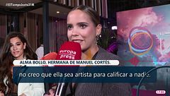 Alma Bollo reacciona a las declaraciones de Gloria Camila sobre Manuel Cortés