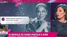 Isabel Pantoja contesta públicamente a Kiko Rivera y Jessica Bueno reacciona