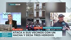 Vecino del hombre que atacó con un hacha a varias personas en Granada: "No es algo puntual, se veía venir"
