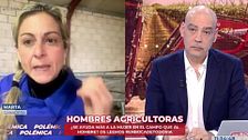Marta, la ganadera cántabra, estalla contra nuevos casos de cambio de sexo de agricultores de Almería para tener acceso a las ayudas de la PAC