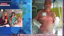 Un hombre fuera de sí ataca a su vecino con una espada de gran tamaño: “Pensaba que se trataba de una broma”