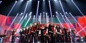 La actuación de The Young X en la tercera semifinal