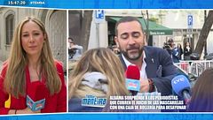Cynthia Nobile, reportera del programa, tras recibir un obsequio de Aldama: "¿Estás en la trama?"