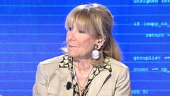 Esperanza Aguirre defiende a Ester Muñoz por sus palabras sobre el casco azul retenido por Israel: "¿Qué es lo que os parece mal?"