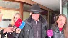 Las imágenes de Amador Mohedano saliendo del juzgado visiblemente enfadado