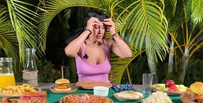 Gabriella Guillén disfruta de un gran banquete