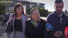 Junko, a su salida del juicio por la demanda de desahucio interpuesta por Isabel Pantoja: "Creo que me ha ayudado Bernardo"