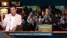 Bea Talegón expone los puntos clave en los que Vox concentra poder en el pacto con el PP en Extremadura: "Van muy fuertes"
