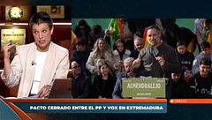 Bea Talegón expone los puntos clave en los que Vox concentra poder en el pacto con el PP en Extremadura: "Van muy fuertes"