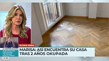 Marisa Martín-Blázquez recupera su casa tras dos años okupada: "Está destrozada. Han hecho hasta obras sin mi permiso"