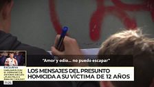 Los mensajes del presunto homicida a su víctima de 12 años: "Eres lo que me mantiene"