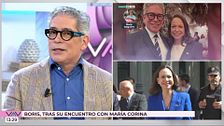Boris, sobre su encuentro con María Corina: "Me puse a llorar"
