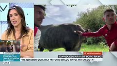 Patricia Pardo apoya a los dueños de un toro como mascota: “Este caso demuestra que no tienen que acabar torturados”