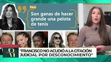 La mujer de Francisco, sobre la ausencia del cantante a la citación judicial: "Fue por desconocimiento"