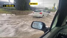 Inundaciones en Granada, nieve marrón en Sierra Nevada y granizo en Marrakech: el temporal se ceba con las lluvias