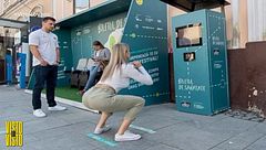 Sentadillas a cambio de un billete de autobús gratis: más de 14.000 tickets en solo dos semanas