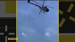 Lluvia de dinero en Míchigan: la razón por la que un helicóptero ha arrojado miles de euros
