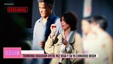 Las imágenes de la discusión entre Paz Vega y Orson Salazar en plena calle: "Se fue cada uno por su lado"